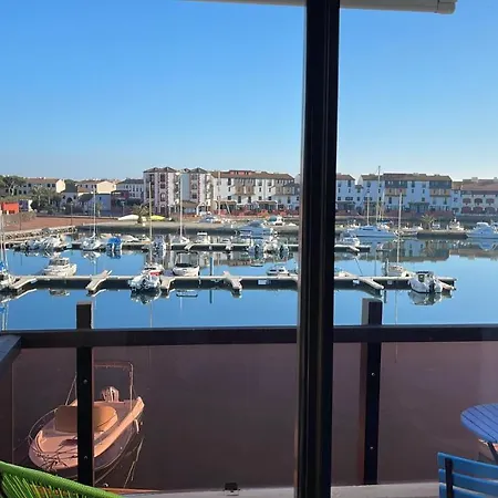 Appartement T2 sur Marina avec vue spectaculaire à Le Barcarès Extérieur photo