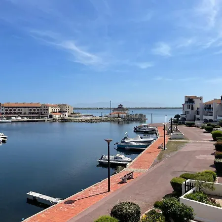 Appartement T2 sur Marina avec vue spectaculaire à Le Barcarès Extérieur photo